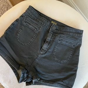 Urban Outfitters Black High Waisted Shorts